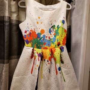 Paint Spatter Dress
